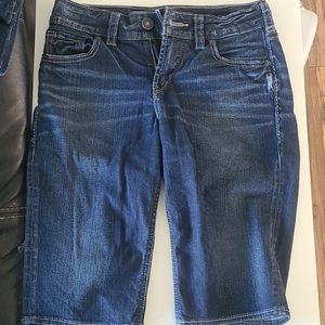 Silver Suki Mid Bermuda shorts W26/L11